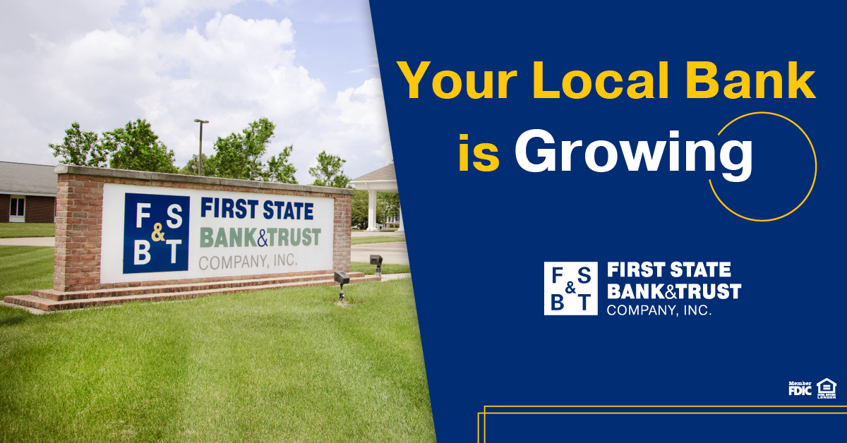 Your Local Bank is Growing! Work at FSBT